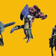 An image depicting various Elden Ring Tarnisheds dressed up in an assortment of outfits, from something Guts inspired to some sorta cottagecore monstrocity.